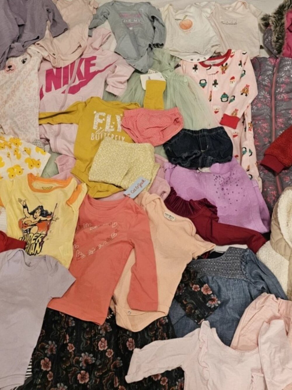 💥 Girls 12–24M Clothing Lot Louise Misha Nike OshKosh 12pc Designer Cotton